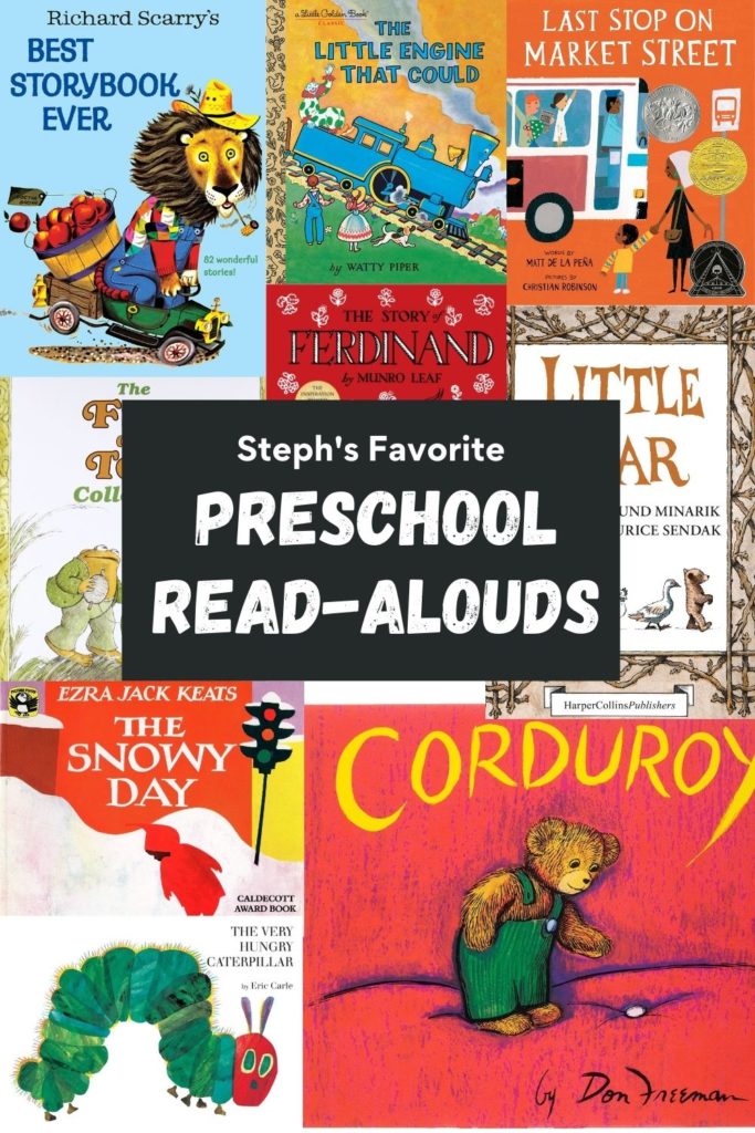 preschool books read alouds