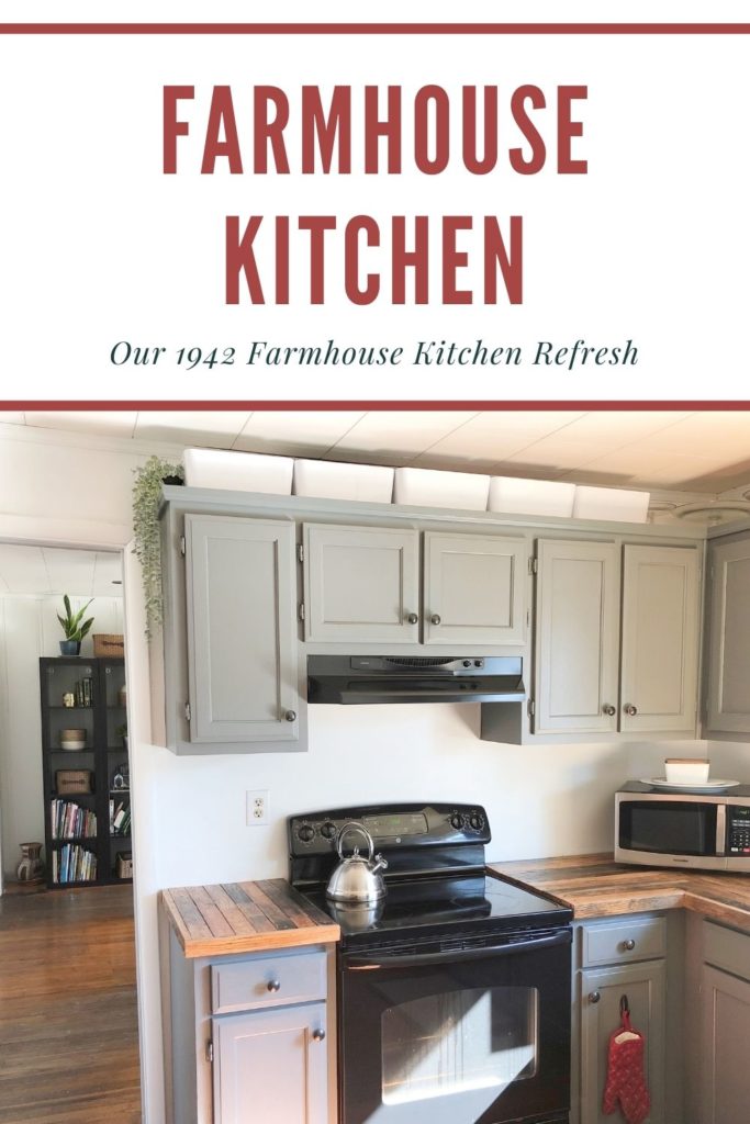Farmhouse kitchen before and after